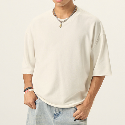 Men’s Cropped Terry T-shirt（280GSM）