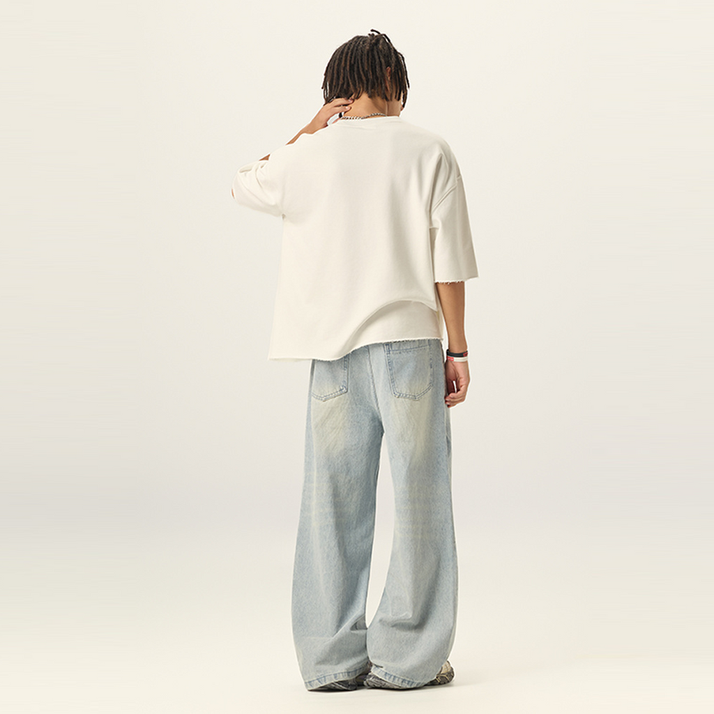 Men’s Cropped Terry T-shirt（280GSM）