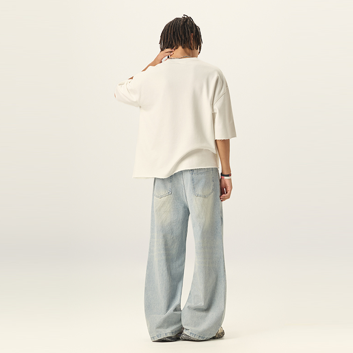 Men’s Cropped Terry T-shirt（280GSM）