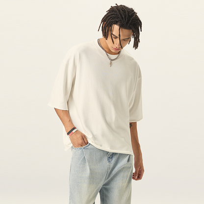 Men’s Cropped Terry T-shirt（280GSM）