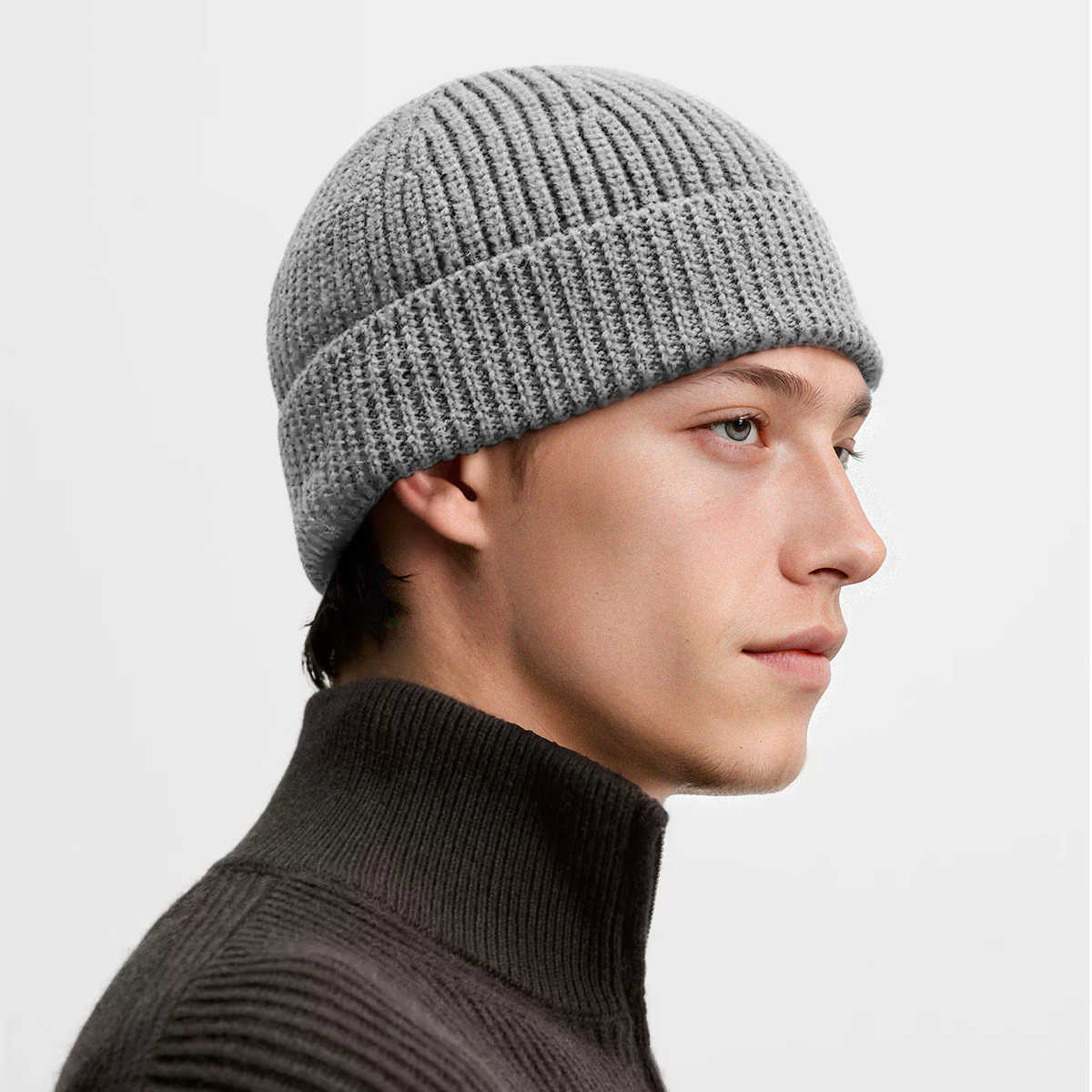 Unisex Thick Knit Beanie